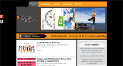 Desktop Screenshot of jogaliget.hu